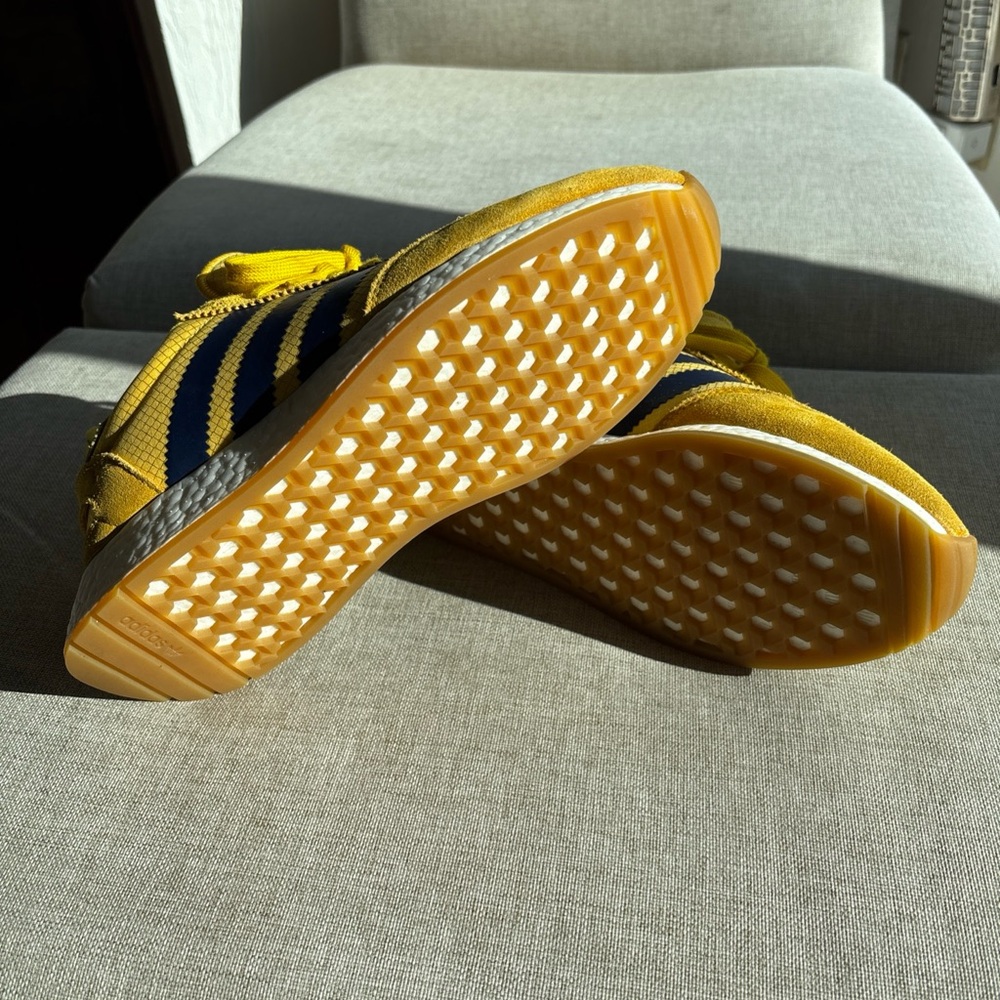 Adidas i-5923 Iniki Yellow Tribe Indigo Men’s Retro Shoes - Size 9 - Picture 5 of 5